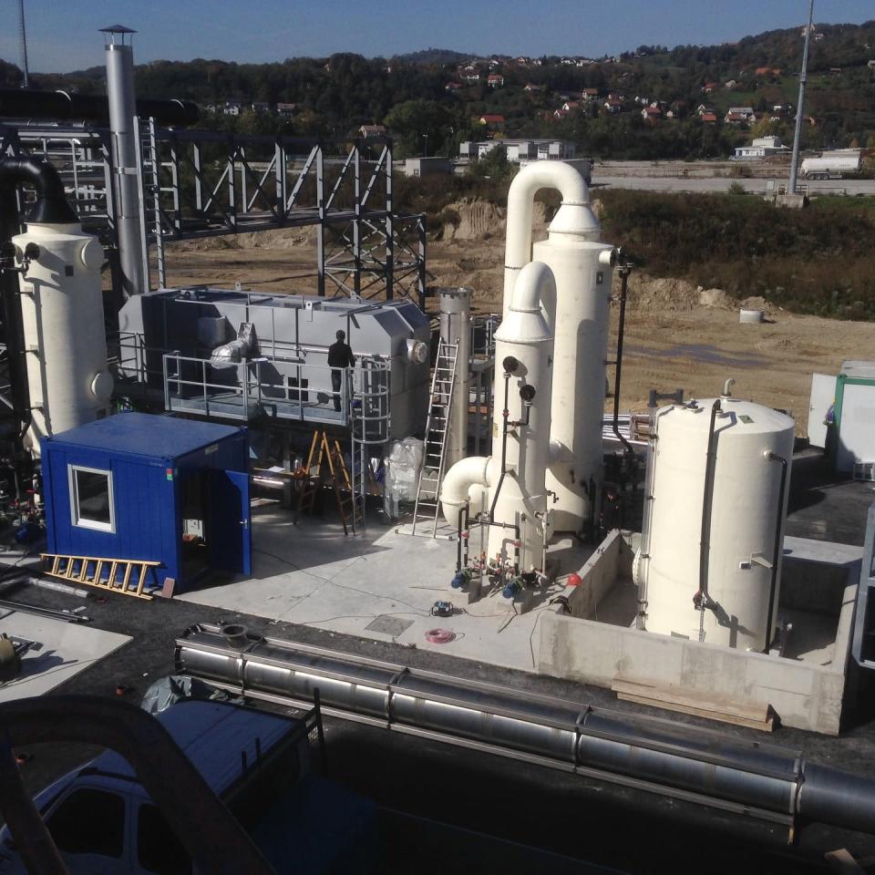 Installation  commissioning a complex plant by L-inc Turnkey services
